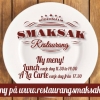 Sväng förbi och testa vår nya lunch- och a la carte meny! 
Vi ses på Restaurang Smaksak på Götgatan 67.