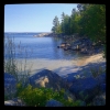 Bild från Vitsand av @jonced - Risken är stor att det blir en dag på stranden...