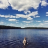 Bild från Storsjön av @icka - Insjöbad. Inga iglar!
