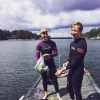 Bild från Dyviken, Ljusterö av @lisa.dahlman - Det här med open water 