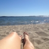 Bild från Finnasand av @carolineengblom83 - När jag ska gå ifrån inskolningen en stund och stranden är nära...