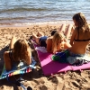 Bild av @tingelings_diary - För vi har det bra här på stranden 