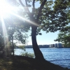 Bild från Långholmens Udde av @aryadnearaujo - Yesterday we hit the beach and I got to swim in those waters! 
