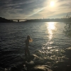 Bild från Långholmens Klippbad av @klacko - Årets första svenska dopp (skäms över mig själv)