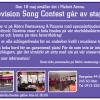 Häng med på en fartfylld Eurovision-kväll hos oss; den 18 maj smäller det!