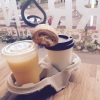 Nu finns ett take away frukostpaket (juice, kaffe o 