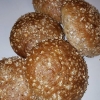Nyhet. Våra grova hamburgerbröd 