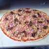 Mount Everest Familj Pizza Smaklig Måltid Önskar  Personalen.