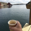 Bild av @lyckligakvinnan - Västkusten levererar!! #sommarkaffe #elvafikatävling @elvafika @tassimosverige #kaffeutanfilter #smultronställekusten #icaskeppet #ttlinememory #kiasommar