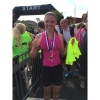 Bild från Tenson Tjörn Triathlon 11.3 av @ebbalindh - Så nöjd efter dagens tävling! Dock ett par minuter efter mitt personbästa men ändå först upp ur vattnet! Så kul! 