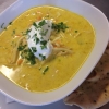 Veckans soppa: Indisk kycklingsoppa m myntayoghurt o naanbröd!