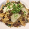 Veckans pasta:
Krämig svamppasta m färsk spenat, rågkrutonger o pecorinoost!