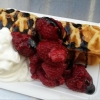 Då firar vi Våffeldagen här på Skylight Café med smarriga Våfflor på pinne med valfria tilbehör som t.ex. bär, grädde, chokladsås eller skivad banan. Endast 30:-
Mvh, Sara och Jonas