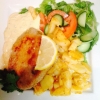 Veckans tips : Schnitzel med stekt potatis, sallad och bearnaise 100kr inkl. dryck. X tra priset gäller mellan kl. 17-19
Bättre kan det inte bli....
A' la carte finns som vanligt...