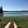 Bild från Solviken av @viamia82 - Avnjuter solen på playan i Malå med finaste @c.ogren ☀️☀️