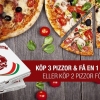 Erbjudandet gäller hela februari, och bara Tisdag -Torsdag.
Endast för avhämtning, Pizzorna 1-25 är det som ingår i erbjudandet.