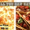 Söndagsöppet!
Pan Pizza & Tacobuffé för endast 89 kr inkl. dryck (gäller ej alkohol)
Barn 49 kr inkl. mjukglassbuffé - under 12 år

Idag visar vi:
15:00 Halmstad - AIK
15:00 Napoli - Fiorentina
17:30 Hammarby - Helsingborg
20:45 Inter - Juventus