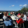 Bild från Göstas Café av @seeholm - Lunch på Göstas. Alla har badat (utom jag). Får bli kvällsdopp i 16-gradigt vatten.