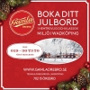 Se till att boka ditt julbord i hemtrevlig & klassisk miljö!
Fira in julen med oss på Gamla Örebro!

Bokning:
019-307370
