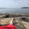 Bild från Klipporna - The Stonelake av @stnlk - Premiärdopp 4:e Juli, måste vara nått slags rekord. #äntligen #gött #stonelake
