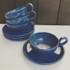 Bild av @gretadecors_loppis - 4 st tekoppar med fat från Nittsjö. Fint bruksskick. 100kr + frakt. #nittsjö#loppis#tillsalu#forsale#gretadecors_loppis#vintage#sommarloppis#販売のための