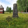 Junsele gamla kyrkplats, 1 augusti 2014. Foto: Åke Johansson.