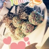 Ny gjorda chokladbollar