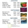 Varje Fredag Augusti ut - Tapas 16:30-19:30
Varje Tisdag i Augusti & September - Salladsbuffé 11:00-14:00
Under Oktober månad firar NEED Coffeeshop & Decor 1 år!! Och det skall firas med massa härligheter !