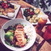 Lovely people hanging out at our place  #regram @kenzas with @angelicablick and @rami.hanna #letsreload #reloadsuperfood