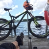Bild av @vicmach7 - Är det inte badväder så får det åtminstone vara cykelväder...