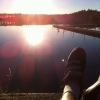 Bild från Iglatjärn av @dale_viberg - En skön runda mtb med avslutande bad 