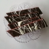Chokladkolasnittar med vit choklad! Lika goda och frestande som de ser ut! Längtar till allahelgonshelgen 