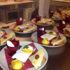 Våran dessert tallrik som serveras på Björnstugan samt Marilyns. Även 1 varm samt 2 kalla förrättstallrikar serveras också.