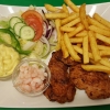 File Oscar med Pommes, Räkor och Bearnaisesås 