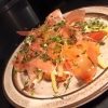 Vegetariska lunchen Måndag till Onsdag denna veckan. Rostad och mald morot, sotade vaxbönor, gravad citron, solroskärnor, morotcrudité. Grönsaker är både gott och nyttigt!