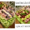 Tidigare i veckan så gjorde vi denna smörgåstårtan på beställning 