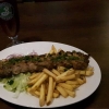 Mmmmm... BBQ-Ribs and a Brooklyn! 