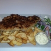 Hemmagjorda Wienerschnitzel 
Med klyftpotatis och bearnaisesås
115 kr