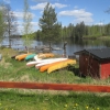 kanoter finns gratis till gästerna