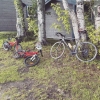 Bild från Stöcksjöbadet av @wariaro - Cykeltävling till sjön. Det gäller att välja rätt motstånd om man vill vinna 