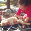 Bild av @lizaojetoft - #sötnosar på #stranden #alva o #mamma Anna 
#lygnern #sätila #härkanmanva