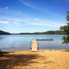 Bild från Ingareds Beach av @jens.fotoalbum - På besök hos @yogamammasovakaffestada i Ingared #ingared #bad #sol #semester