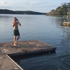 Bild från Ingarö Havscamping av @niklasgren - Kvällsdopp... Kanske inte för alla