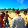Bild från Vita Sand av @fardsson - Me and God never saw eye to eye but we are still on the beach praying for the kids out there less fortunate then us ! #me #god #bboys #summer #beach #life #pray #kids #onelove