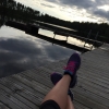 Bild från Tallsjön av @nadja_andersson - Löpträning är inte dumt när man får vända här