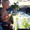 Bild från STRANDFIKET av @gunilla_maria - Pannkakor på #strandfiket #grandchildren #grandma #mille