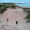 Bild från Tylösand Beach av @falebrand - To cold to swim but not to run in the dunes :-)