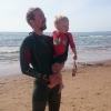Bild från Tylösand Beach av @antekillen - Nysimmad i Tylösand igår på väg hem från Köpenhamn... Nåja kanske inte helt på vägen mellan Danmark och Linköping men helt klart värt omvägen... Lite vågigt dock.... #tylösand #huub #zoggs #garmin #bamse