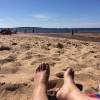 Bild från Tylösand Strand av @kimihenriks - Typ enda soliga OCH varma dagen på semestern råkar jag befinna mig på en strand vid havet! #nöjd #sommar #semester #tylösand #halmstad #sweden