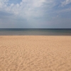 Bild från Tylösand Beach av @persson641 - Idag var det inte trångt på stranden. Skönt med bad äntligen 